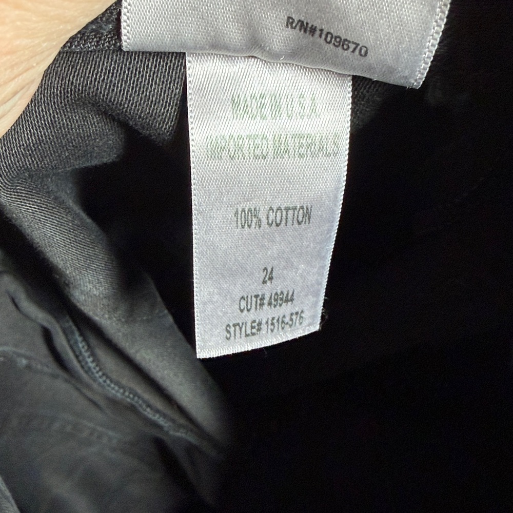 NWT Citizens of Humanity Surplus Leah Cargo Pant Vintage Black Size‎ 24 - Picture 6 of 6